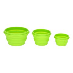 Set de bowls compactable verde