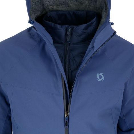 Chaqueta 3 En 1 Skada Hombre Azul Doite