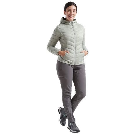Parka Pluma Kori Women Light Teal