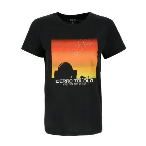 Polera Manga Corta Observatory Women Black