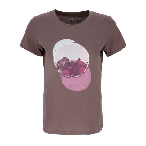 Polera Manga Corta Andes Women Dark Grey Doite