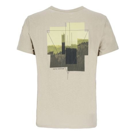 Polera Manga Corta Forest Men Beige Doite