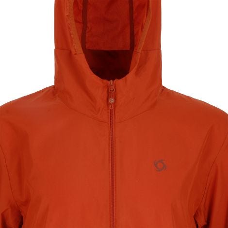 Chaqueta Cortaviento Ligera Hoodie Air Jkt Men Orange Doite