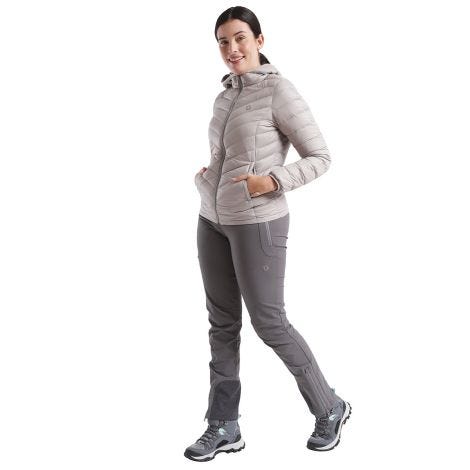 Parka Pluma Kori Women Light Grey