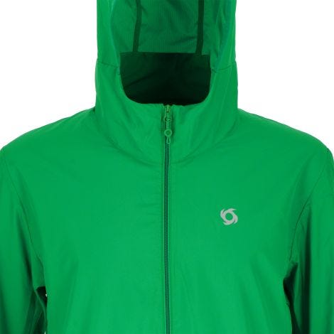 Chaqueta Cortaviento Ligera Hoodie Air Jkt Men Green Doite