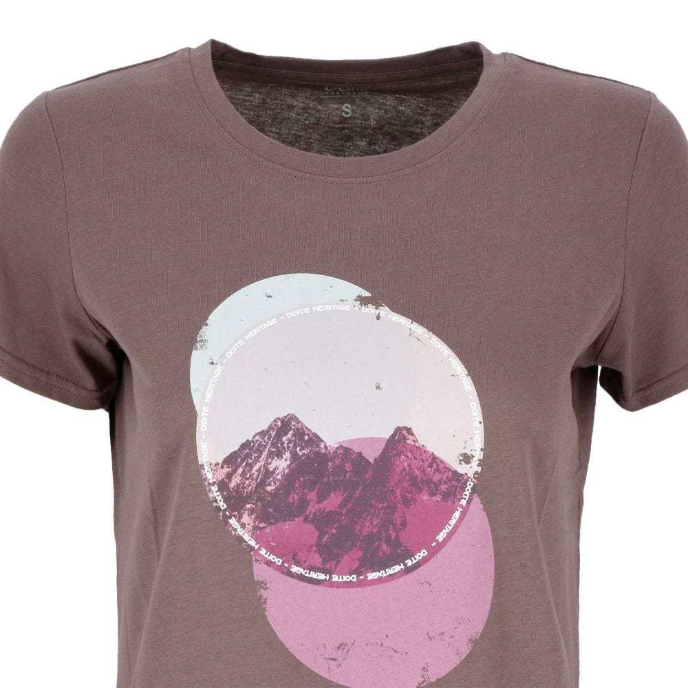 Polera Manga Corta Andes Women Dark Grey Doite