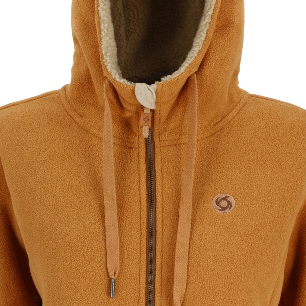 Doite Chaqueta Peludo Wooly Mujer Mustard